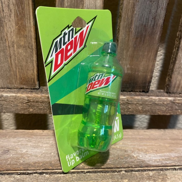Mountain Dew Lip Balm Set of 4, 1 Humongous, 2 Regular 1 Mini Sized Lip Balm Set - Picture 7 of 16